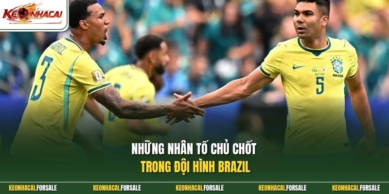 Những nhân tố chủ chốt trong đội hình Brazil